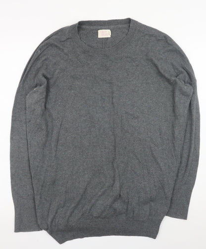 Cape Daisy Women’s Grey Crew Neck Long Sleeve Pullover Jumper Size M