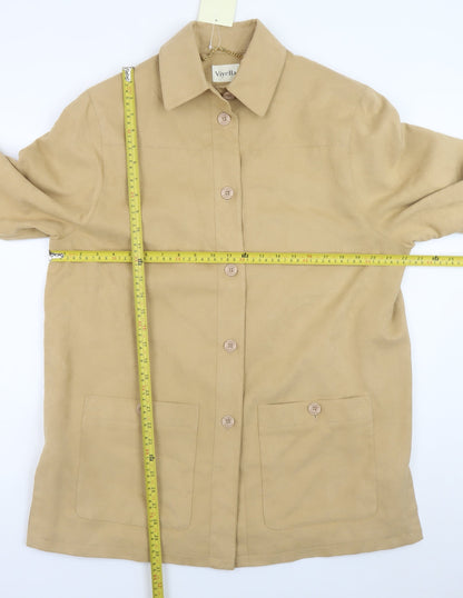 Womens UK Size M Viyella Beige Basic Jacket
