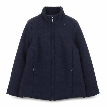 Monsoon Women’s Blue Wool Blend Full Zip Jacket Size 12