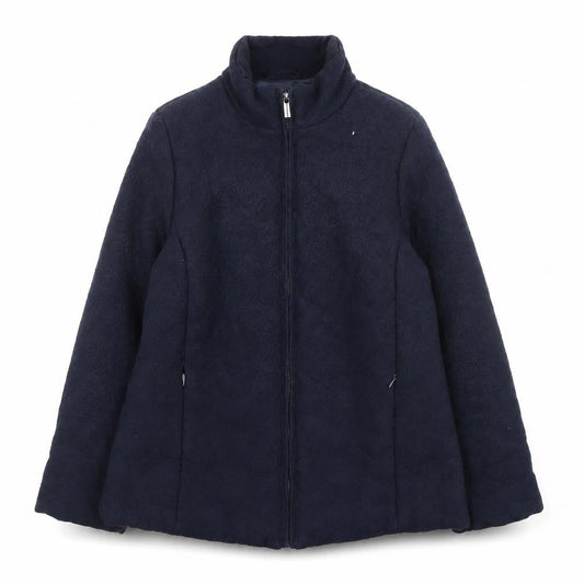 Monsoon Women’s Blue Wool Blend Full Zip Jacket Size 12