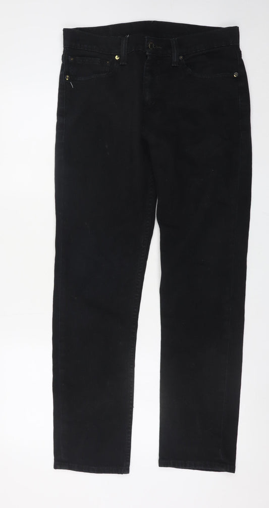 Levi's Men Black 511 Skinny Fit Stretch Denim Jeans 33W 30L