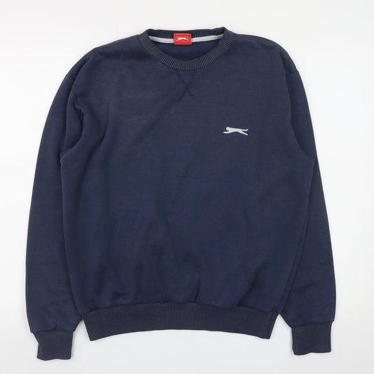 Mens UK Size S Slazenger Blue Pullover Sweatshirt