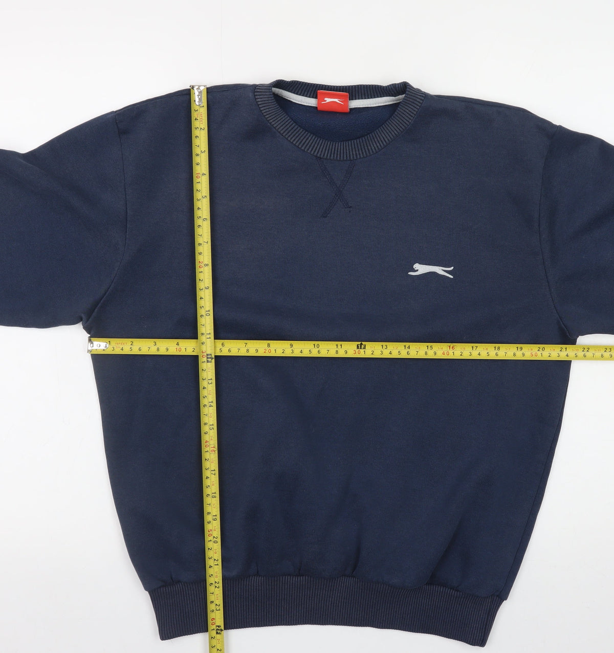 Mens UK Size S Slazenger Blue Pullover Sweatshirt