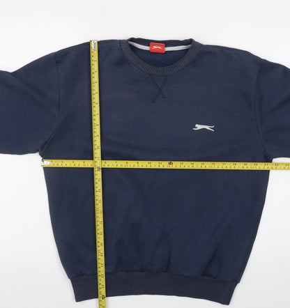 Mens UK Size S Slazenger Blue Pullover Sweatshirt