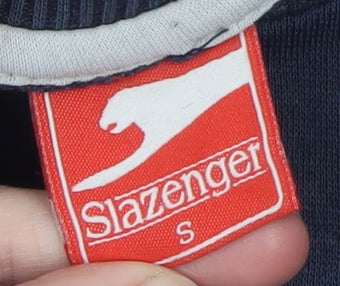Mens UK Size S Slazenger Blue Pullover Sweatshirt