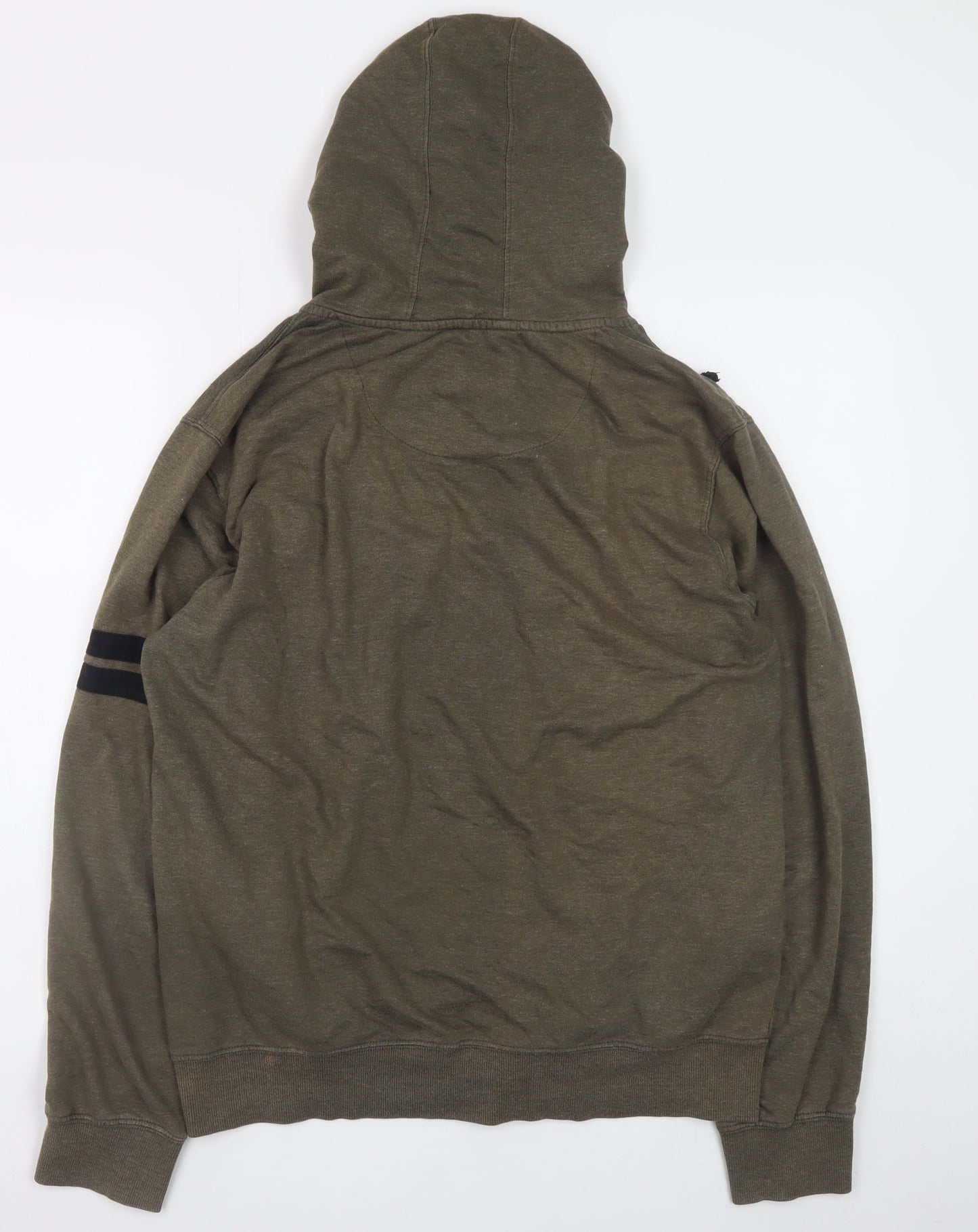 Mens UK Size XL Metronaut Green Full Zip Hoodie