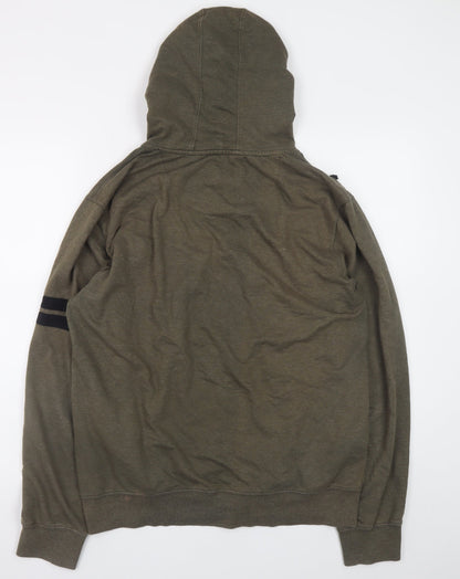 Mens UK Size XL Metronaut Green Full Zip Hoodie