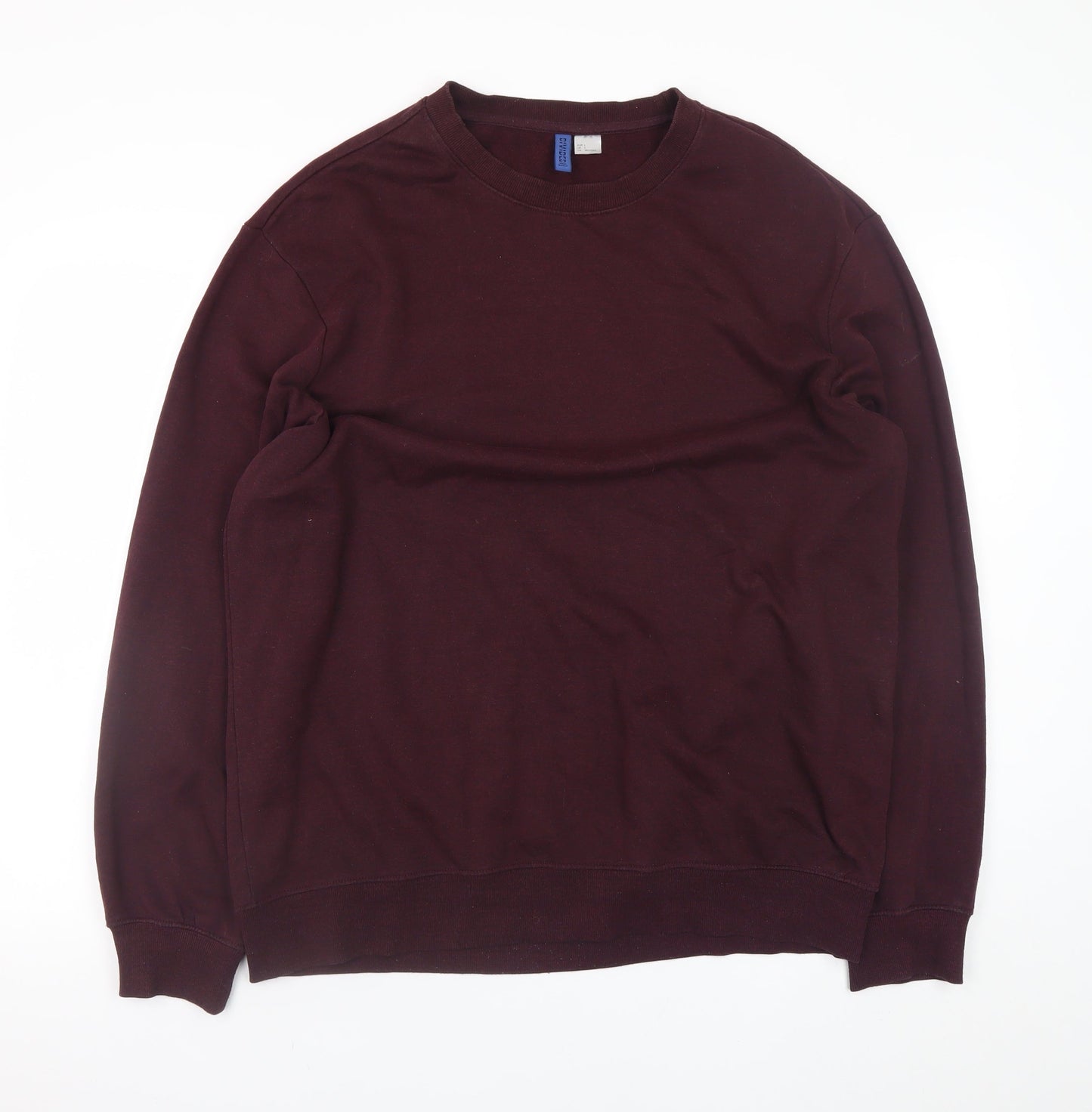 Mens UK Size L H&M Brown Pullover Sweatshirt