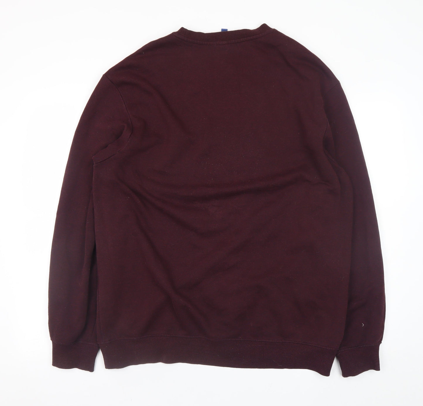 Mens UK Size L H&M Brown Pullover Sweatshirt