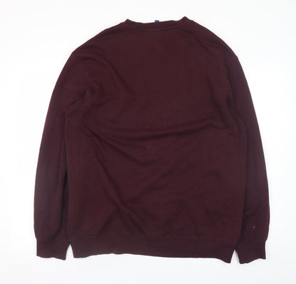 Mens UK Size L H&M Brown Pullover Sweatshirt