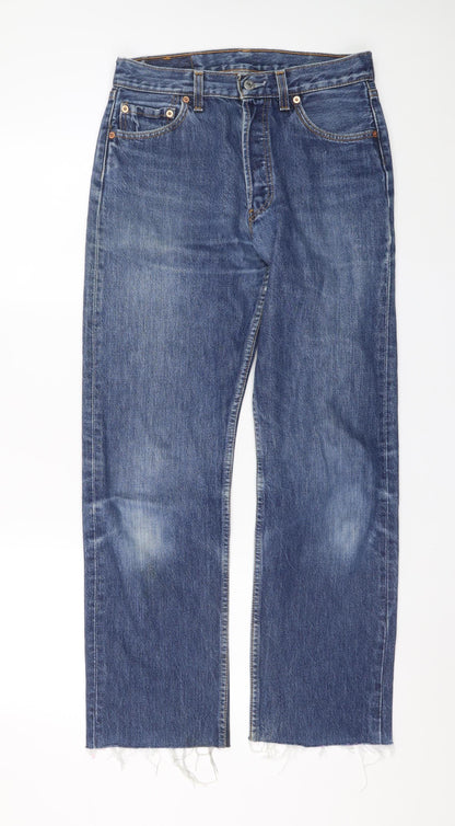 Mens UK Size 30 Levi's Regular Fit Straight Blue Jeans