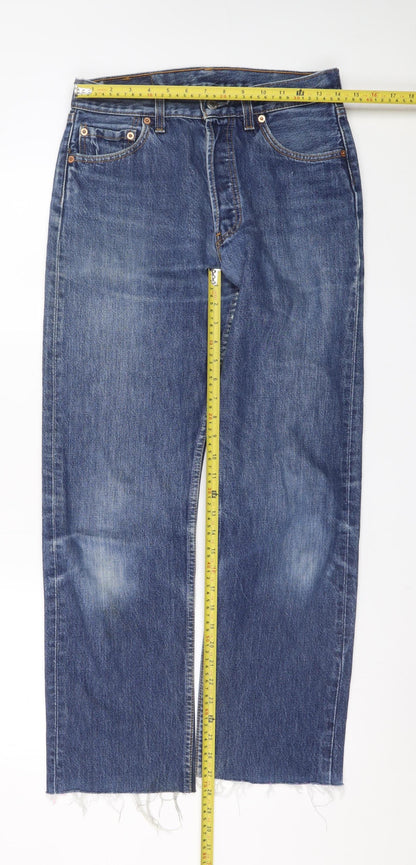Mens UK Size 30 Levi's Regular Fit Straight Blue Jeans