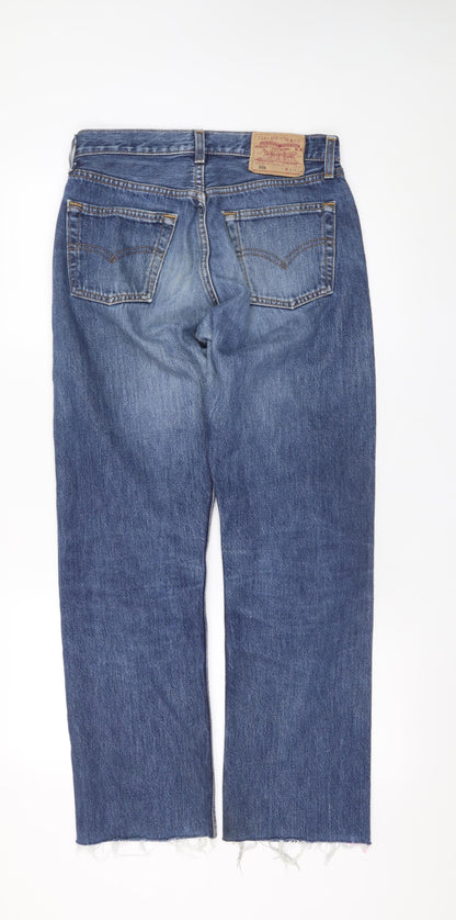 Mens UK Size 30 Levi's Regular Fit Straight Blue Jeans