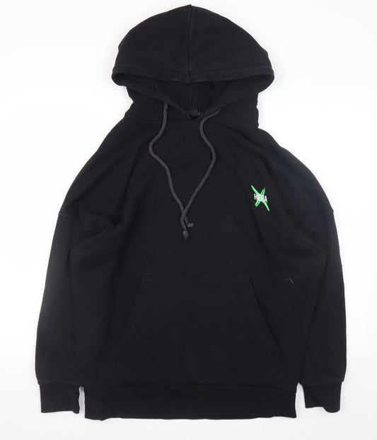 Mens UK Size S Hera Black Pullover Hoodie