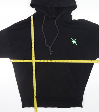 Mens UK Size S Hera Black Pullover Hoodie