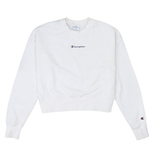 Womens UK Size S Champion White Pullover Sweatshirt