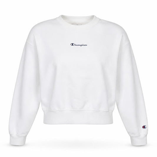 Womens UK Size S Champion White Pullover Sweatshirt