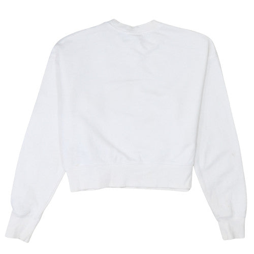 Womens UK Size S Champion White Pullover Sweatshirt