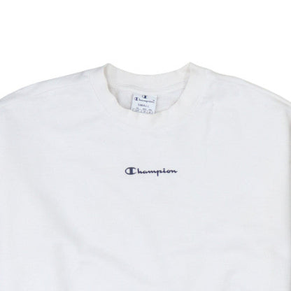 Womens UK Size S Champion White Pullover Sweatshirt