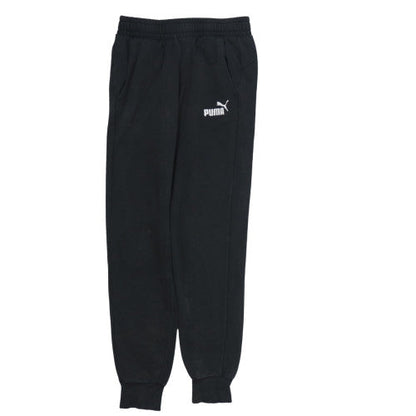 Mens UK Size S PUMA Regular Fit Sweatpants Black Trousers