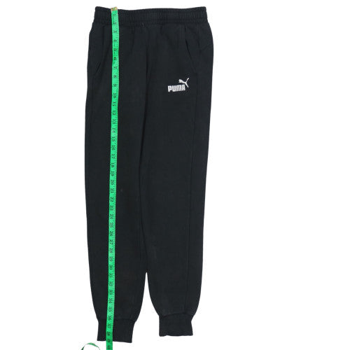 Mens UK Size S PUMA Regular Fit Sweatpants Black Trousers