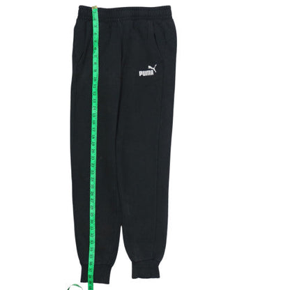 Mens UK Size S PUMA Regular Fit Sweatpants Black Trousers