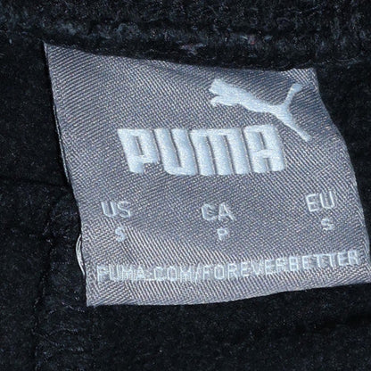 Mens UK Size S PUMA Regular Fit Sweatpants Black Trousers