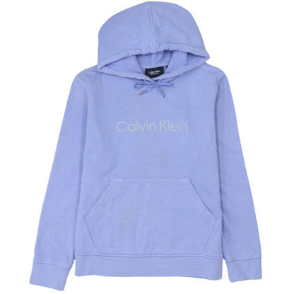 Womens UK Size S Calvin Klein Blue Pullover Hoodie