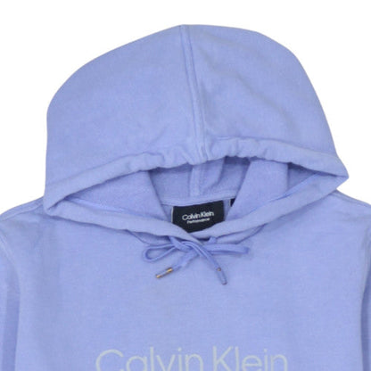 Womens UK Size S Calvin Klein Blue Pullover Hoodie