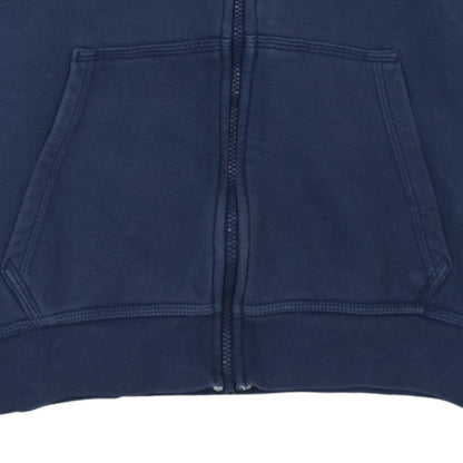 Mens UK Size M Nike Blue Full Zip Hoodie