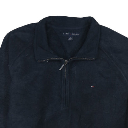 Tommy Hilfiger Men’s Blue XL Fleece 1/4 Zip Jacket