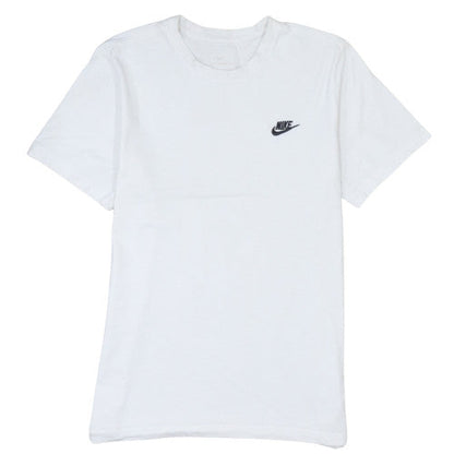 Nike Men's White Short Sleeve Crew Neck Cotton T-Shirt Size M