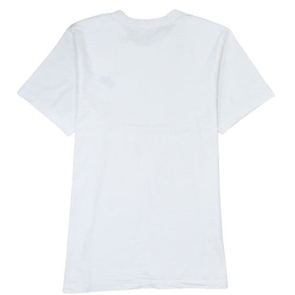 Nike Men's White Short Sleeve Crew Neck Cotton T-Shirt Size M