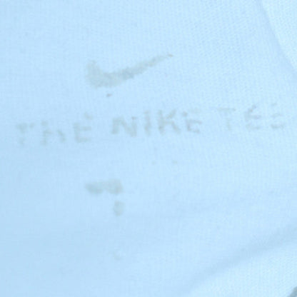 Nike Men's White Short Sleeve Crew Neck Cotton T-Shirt Size M