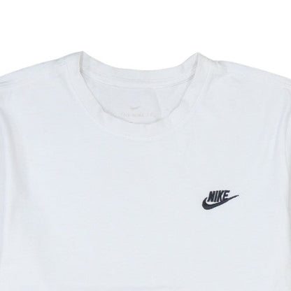 Nike Men's White Short Sleeve Crew Neck Cotton T-Shirt Size M