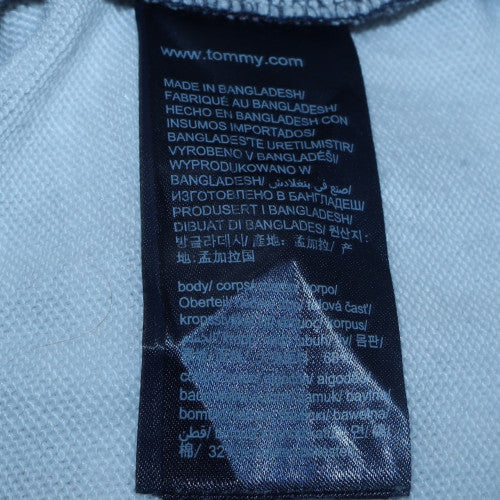 Mens UK Size M Tommy Jeans Blue Pullover Hoodie