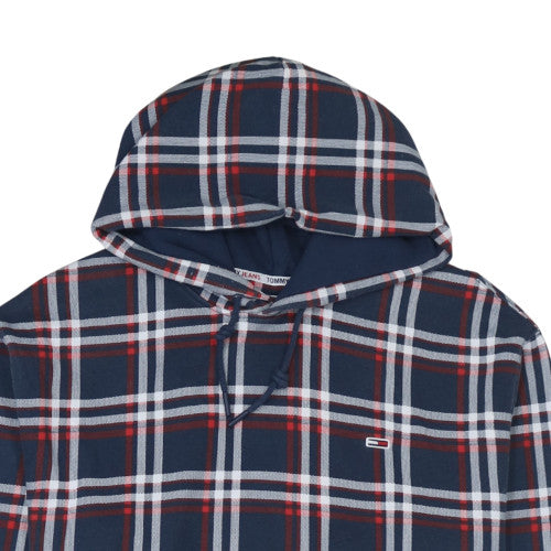 Mens UK Size M Tommy Jeans Blue Pullover Hoodie