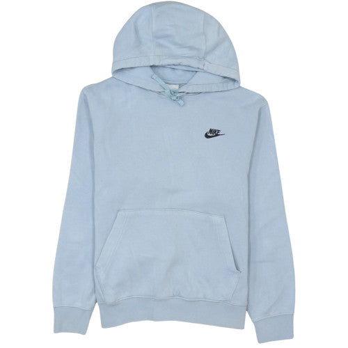 Womens UK Size S Nike Blue Pullover Hoodie