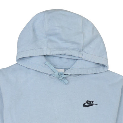 Womens UK Size S Nike Blue Pullover Hoodie