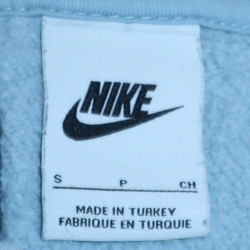 Womens UK Size S Nike Blue Pullover Hoodie