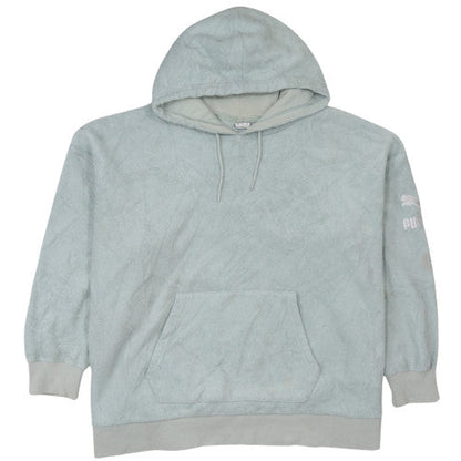 Womens UK Size XL Puma Grey Pullover Hoodie
