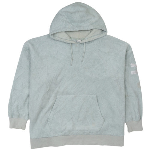 Womens UK Size XL Puma Grey Pullover Hoodie