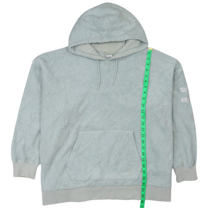 Womens UK Size XL Puma Grey Pullover Hoodie