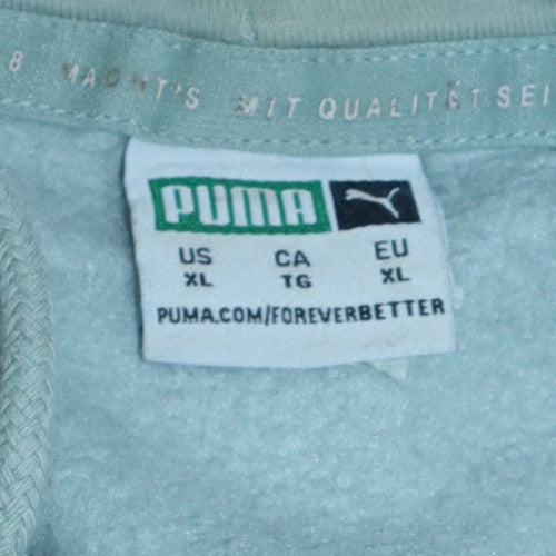 Womens UK Size XL Puma Grey Pullover Hoodie