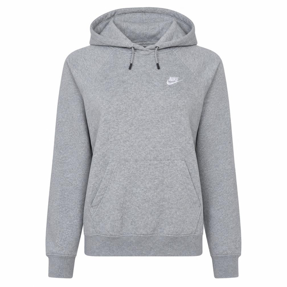 Womens UK Size S Nike Grey Pullover Hoodie