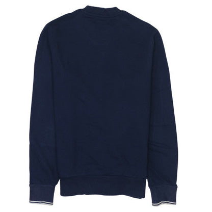 Mens UK Size S Fred Perry Blue Pullover Sweatshirt