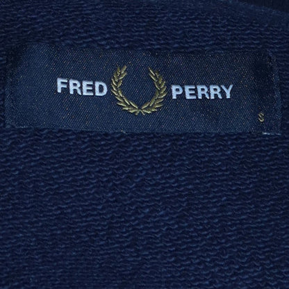 Mens UK Size S Fred Perry Blue Pullover Sweatshirt