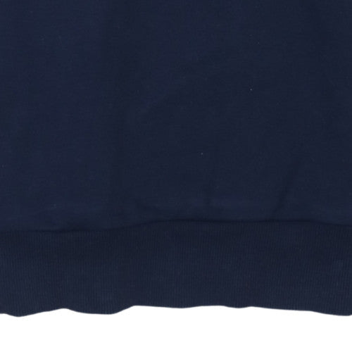 Mens UK Size S Fred Perry Blue Pullover Sweatshirt