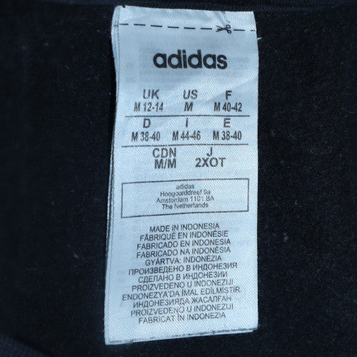 Womens UK Size 12-14 adidas Black Pullover Sweatshirt