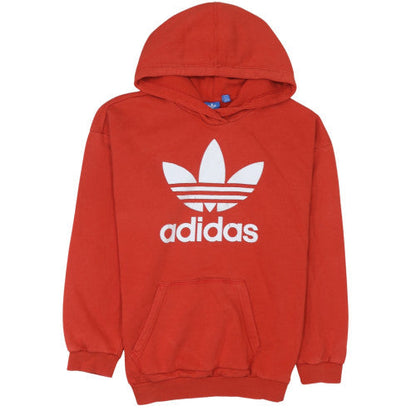 Womens UK Size 14 Adidas Red Pullover Hoodie
